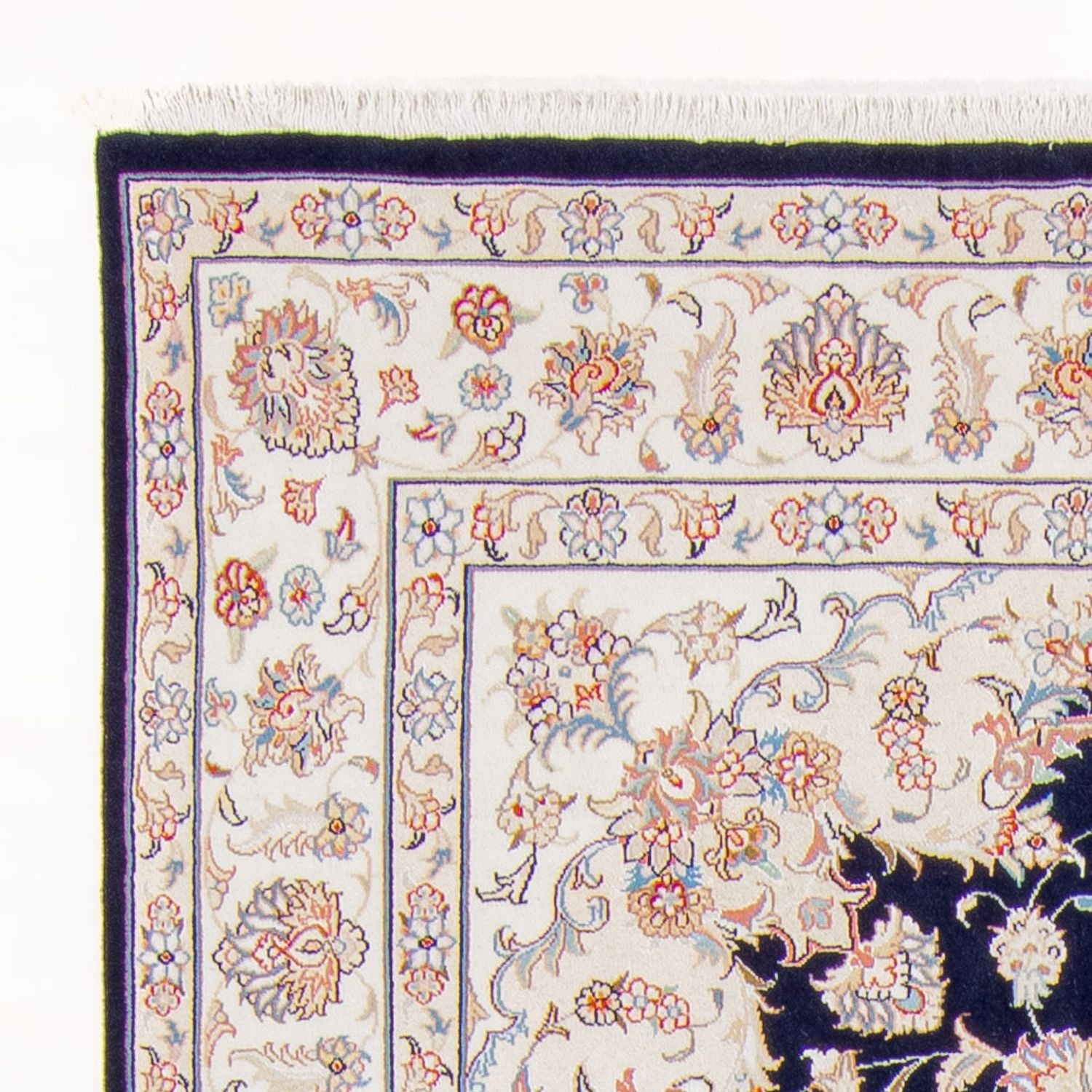 Persisk tæppe - Tabriz - Royal - 237 x 167 cm - mørkeblå