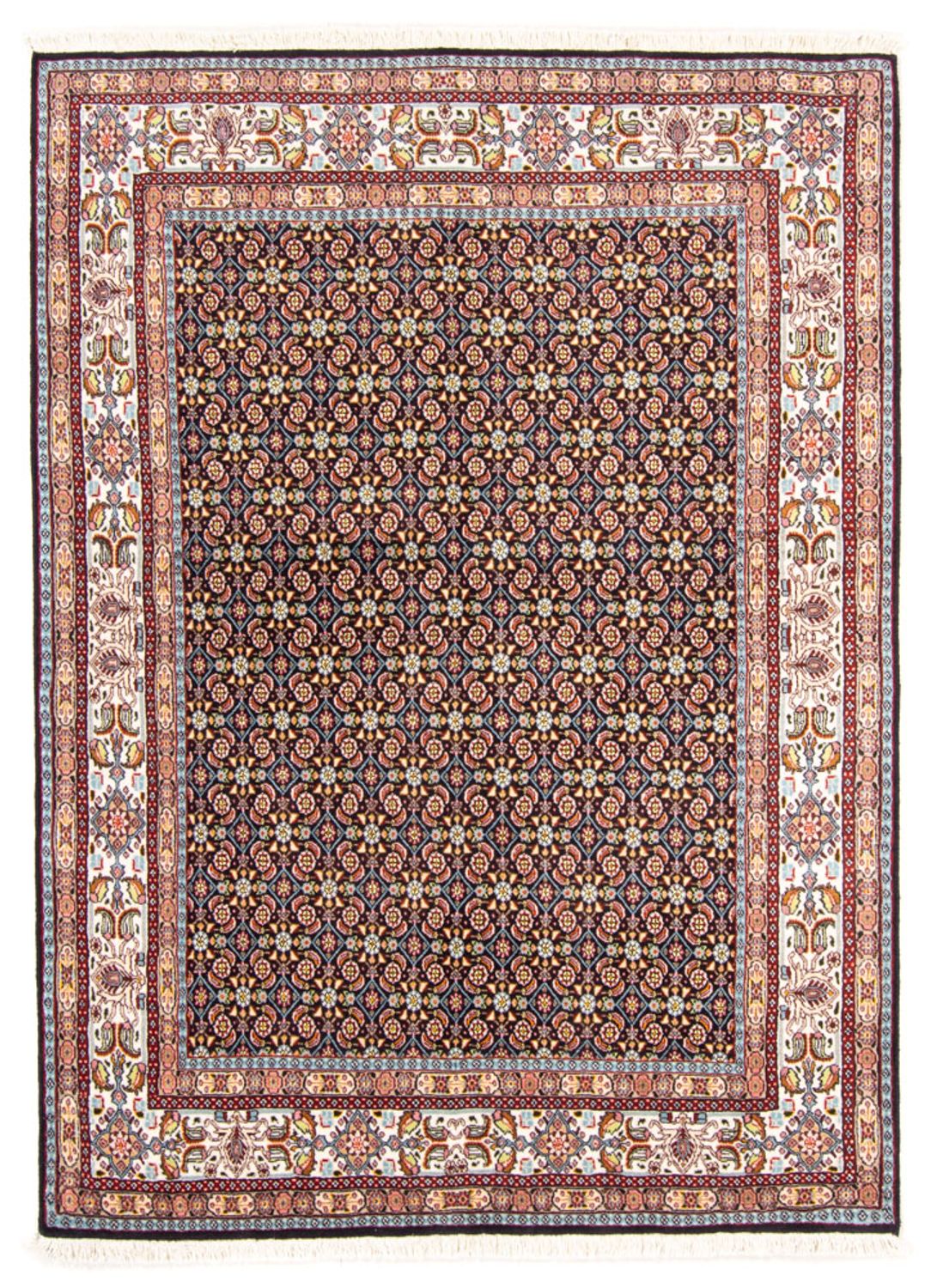 Persisk tæppe - Classic - 198 x 141 cm - mørkeblå