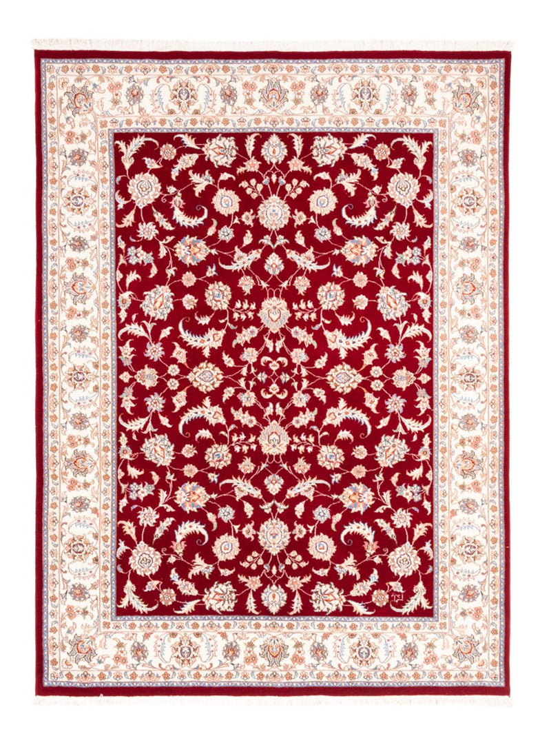 Persisk tæppe - Tabriz - 199 x 147 cm - rød