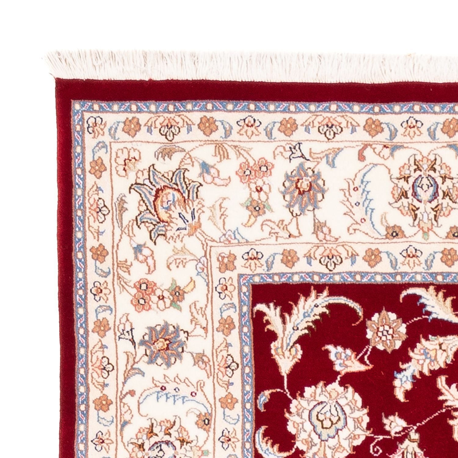 Persisk tæppe - Tabriz - 199 x 147 cm - rød