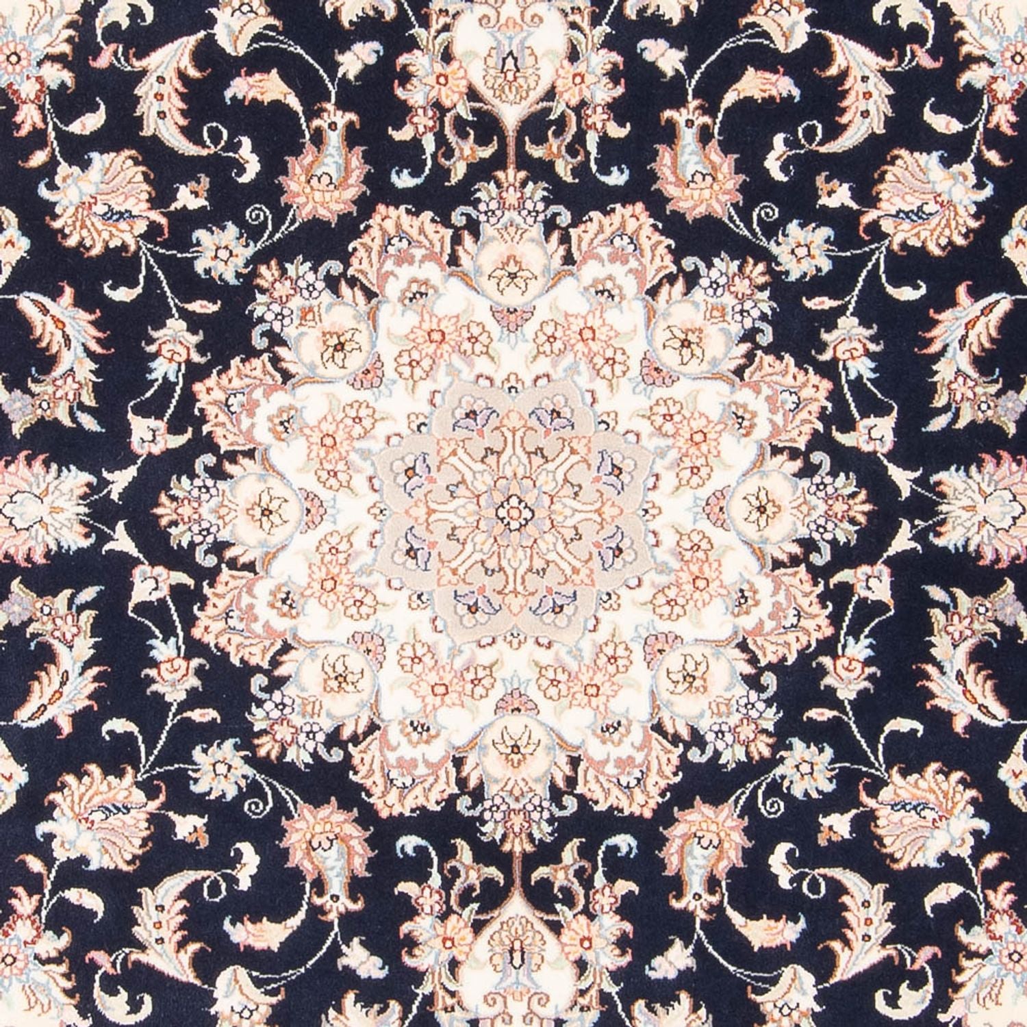 Persisk tæppe - Tabriz - Royal - 197 x 149 cm - mørkeblå