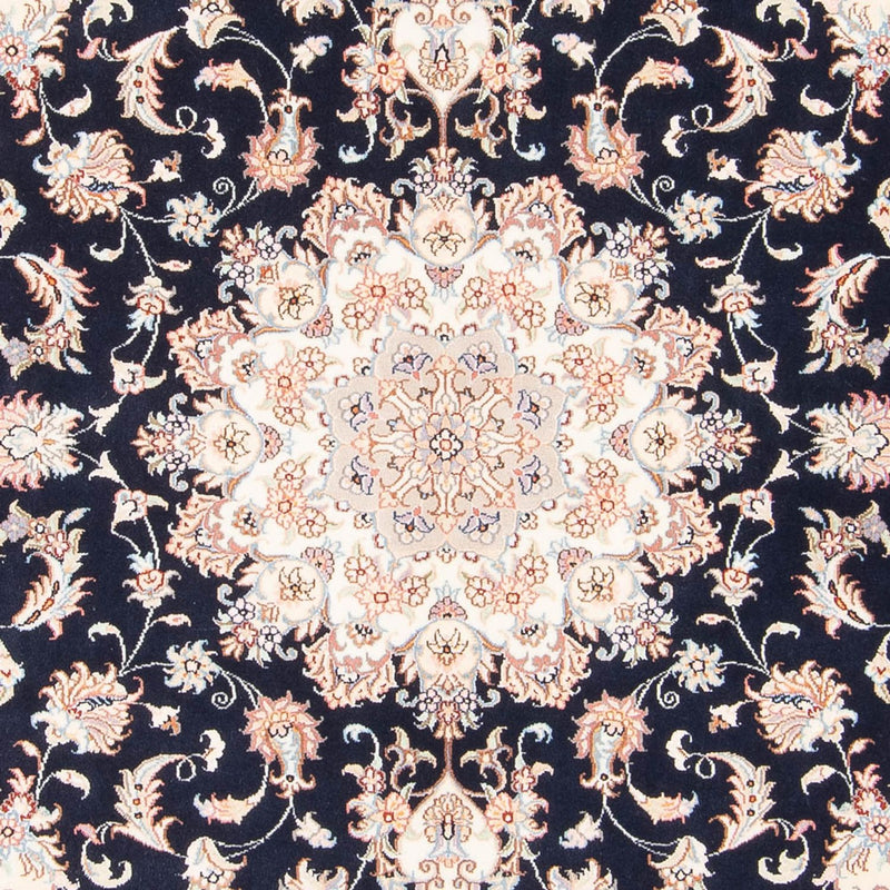 Persisk tæppe - Tabriz - Royal - 197 x 149 cm - mørkeblå