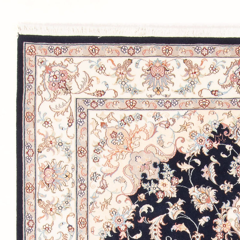 Persisk tæppe - Tabriz - Royal - 197 x 149 cm - mørkeblå