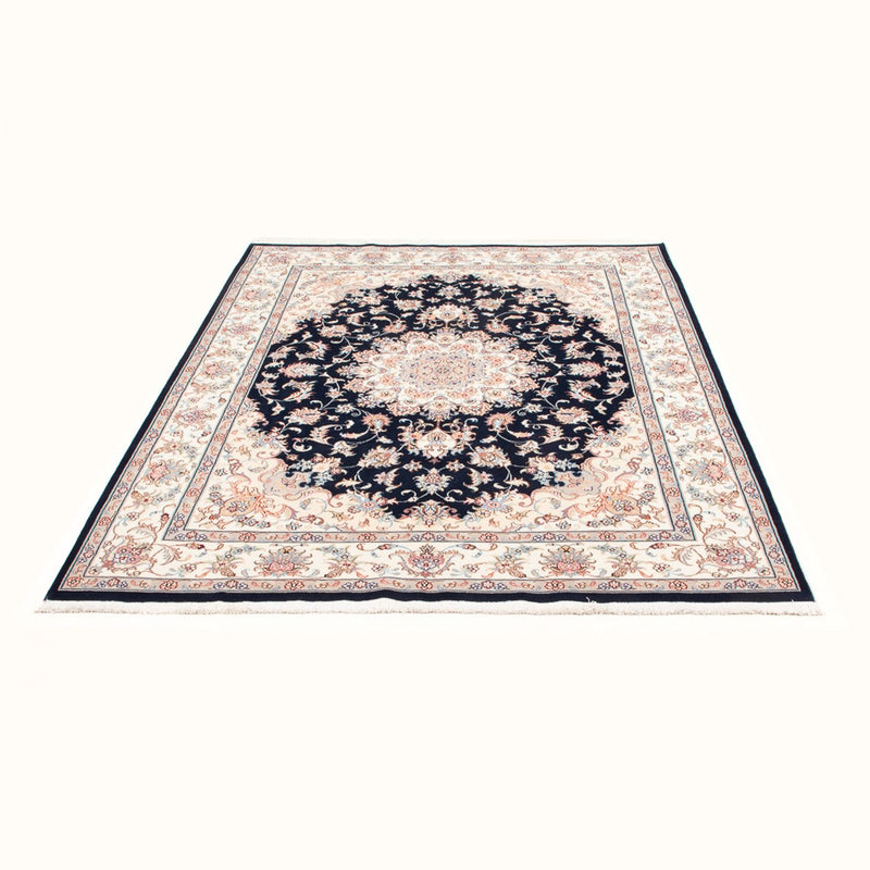 Persisk tæppe - Tabriz - Royal - 197 x 149 cm - mørkeblå