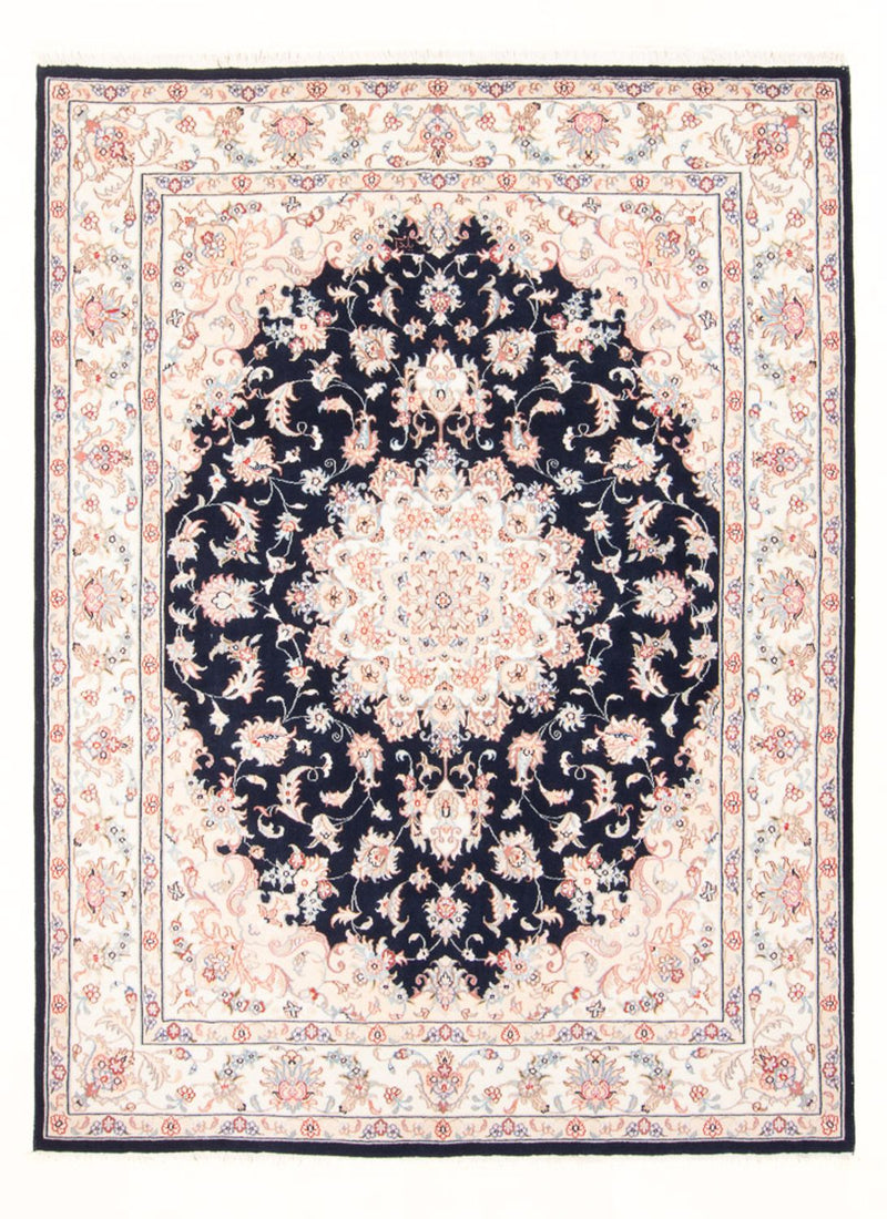 Persisk tæppe - Tabriz - Royal - 203 x 150 cm - mørkeblå