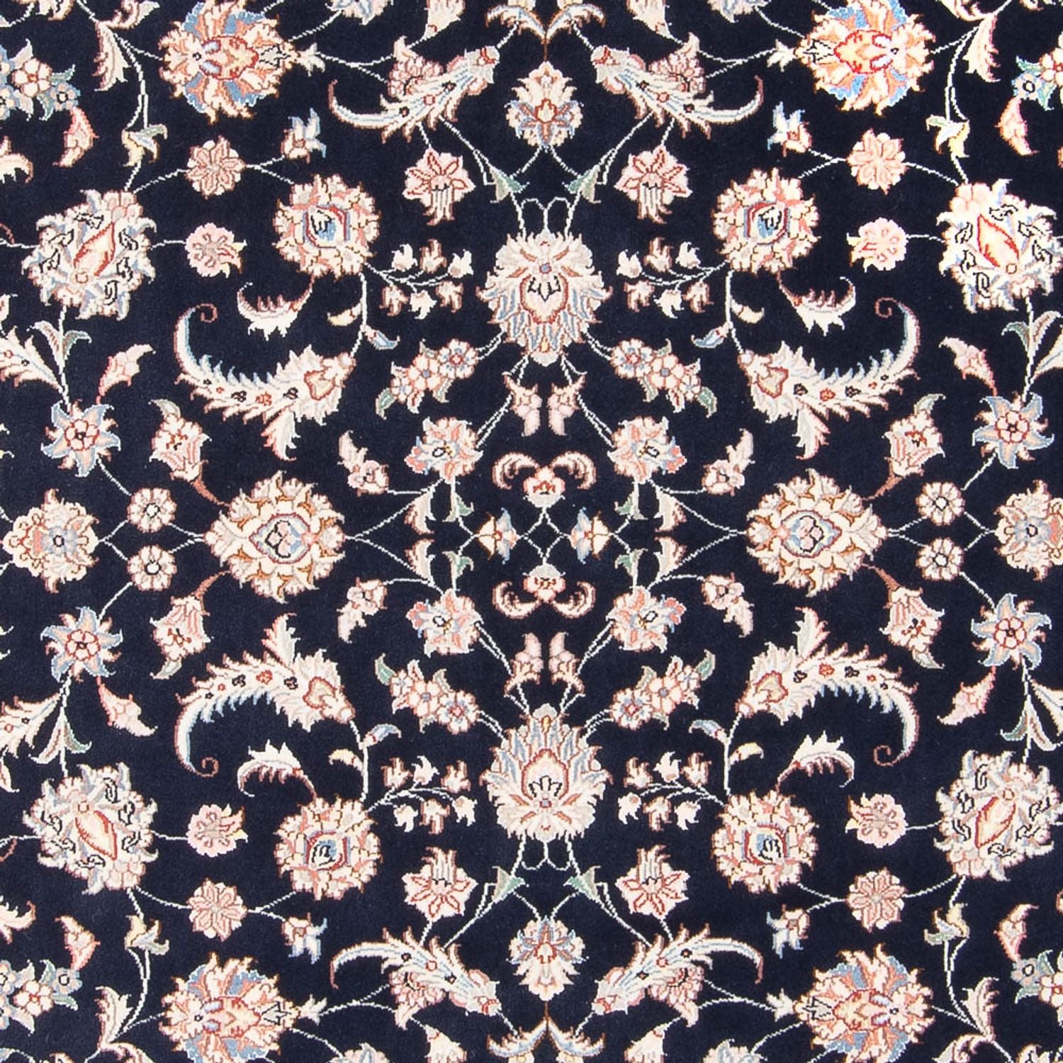Persisk tæppe - Tabriz - Royal - 202 x 150 cm - mørkeblå