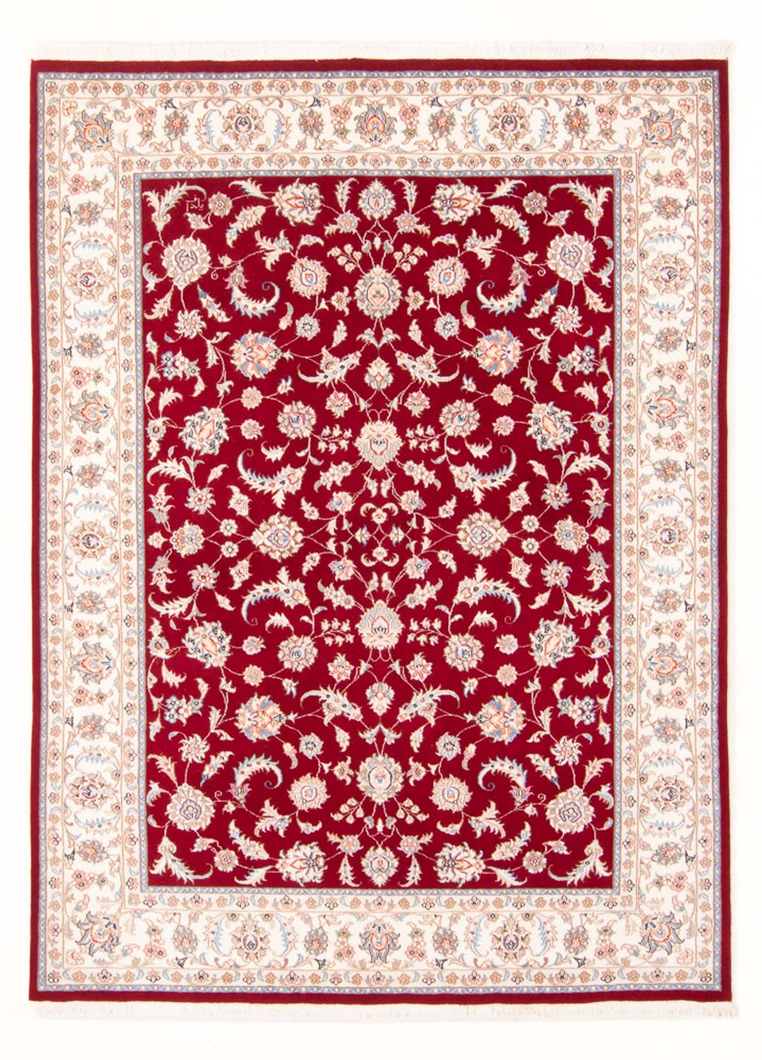 Persisk tæppe - Tabriz - Royal - 206 x 147 cm - rød