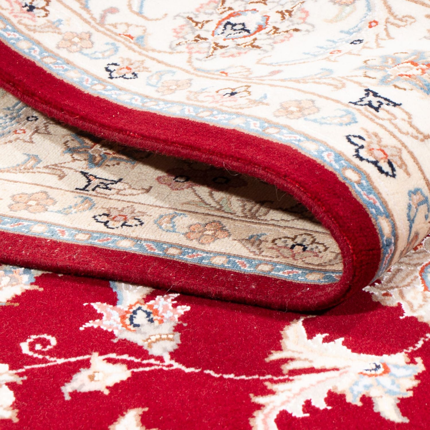 Persisk tæppe - Tabriz - Royal - 206 x 147 cm - rød