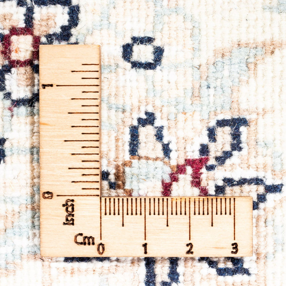 Persisk tæppe - Nain - Premium - 171 x 120 cm - mørkerød