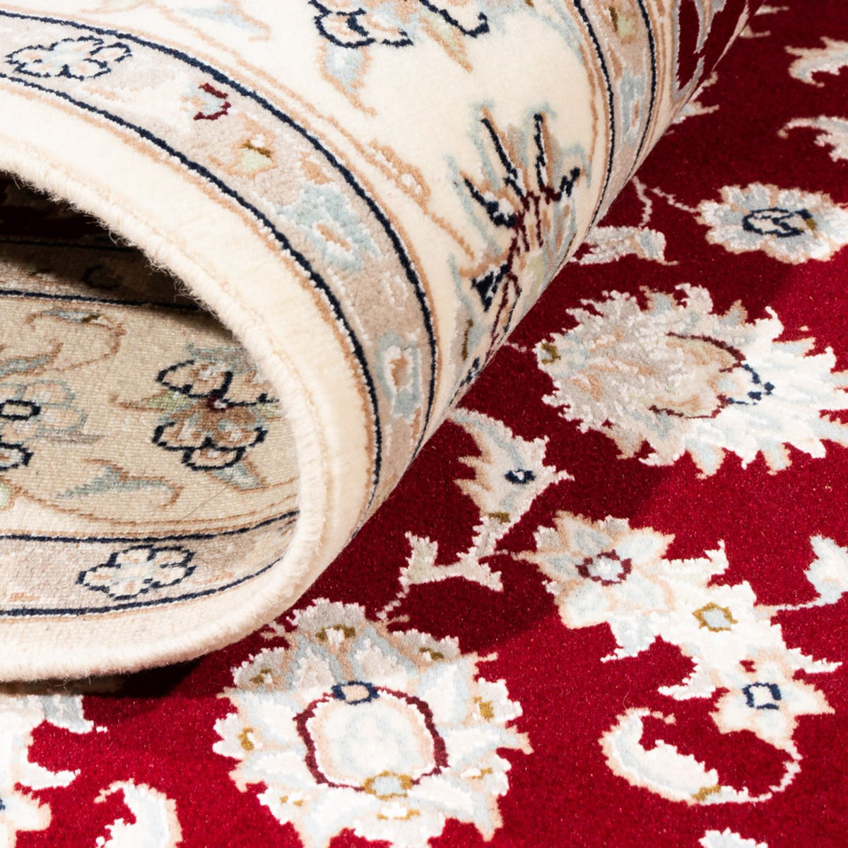 Persisk tæppe - Nain - Premium - 173 x 117 cm - rød