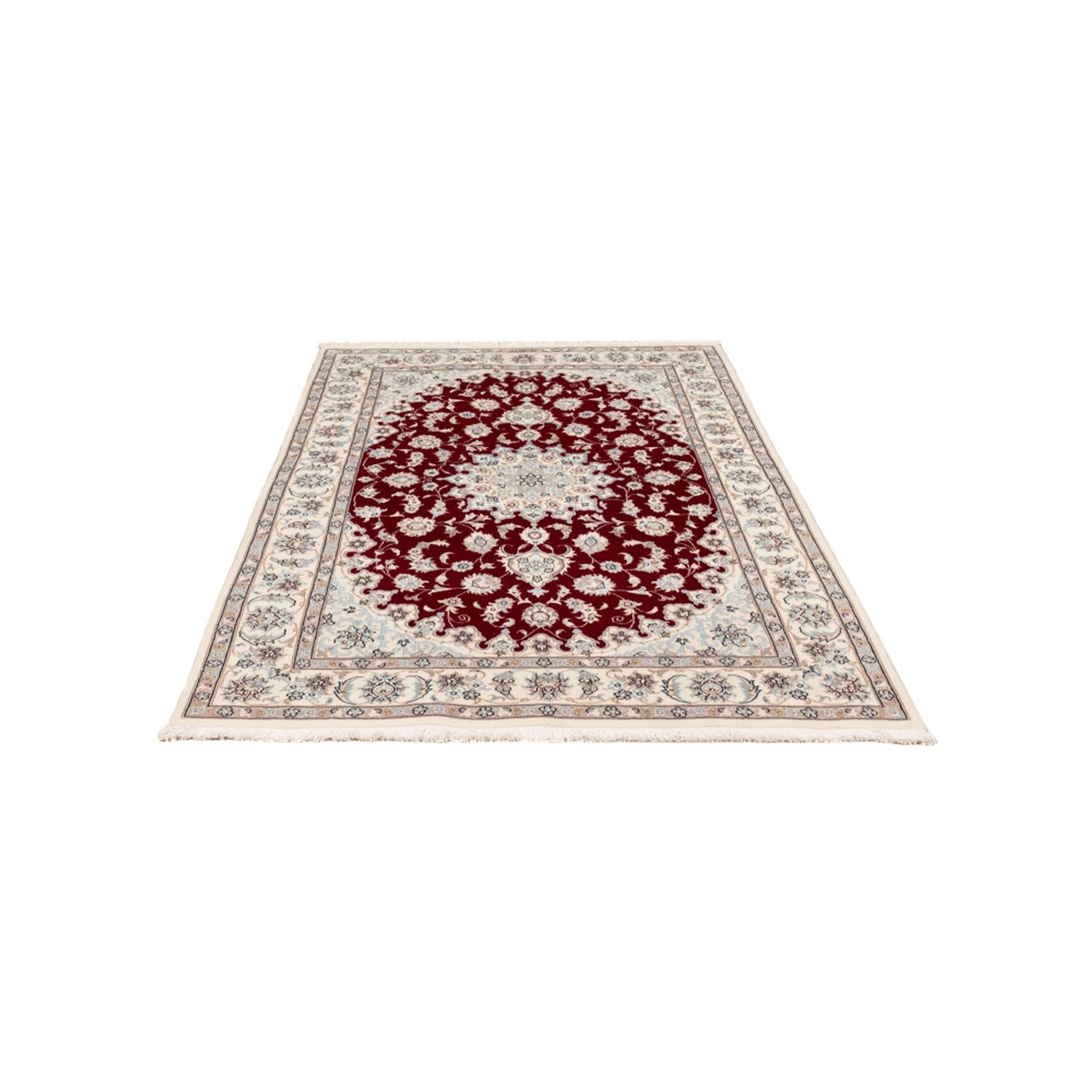 Persisk tæppe - Nain - Premium - 173 x 117 cm - rød