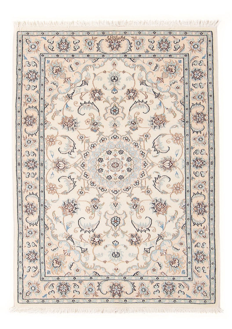 Persisk tæppe - Nain - Premium - 117 x 80 cm - creme