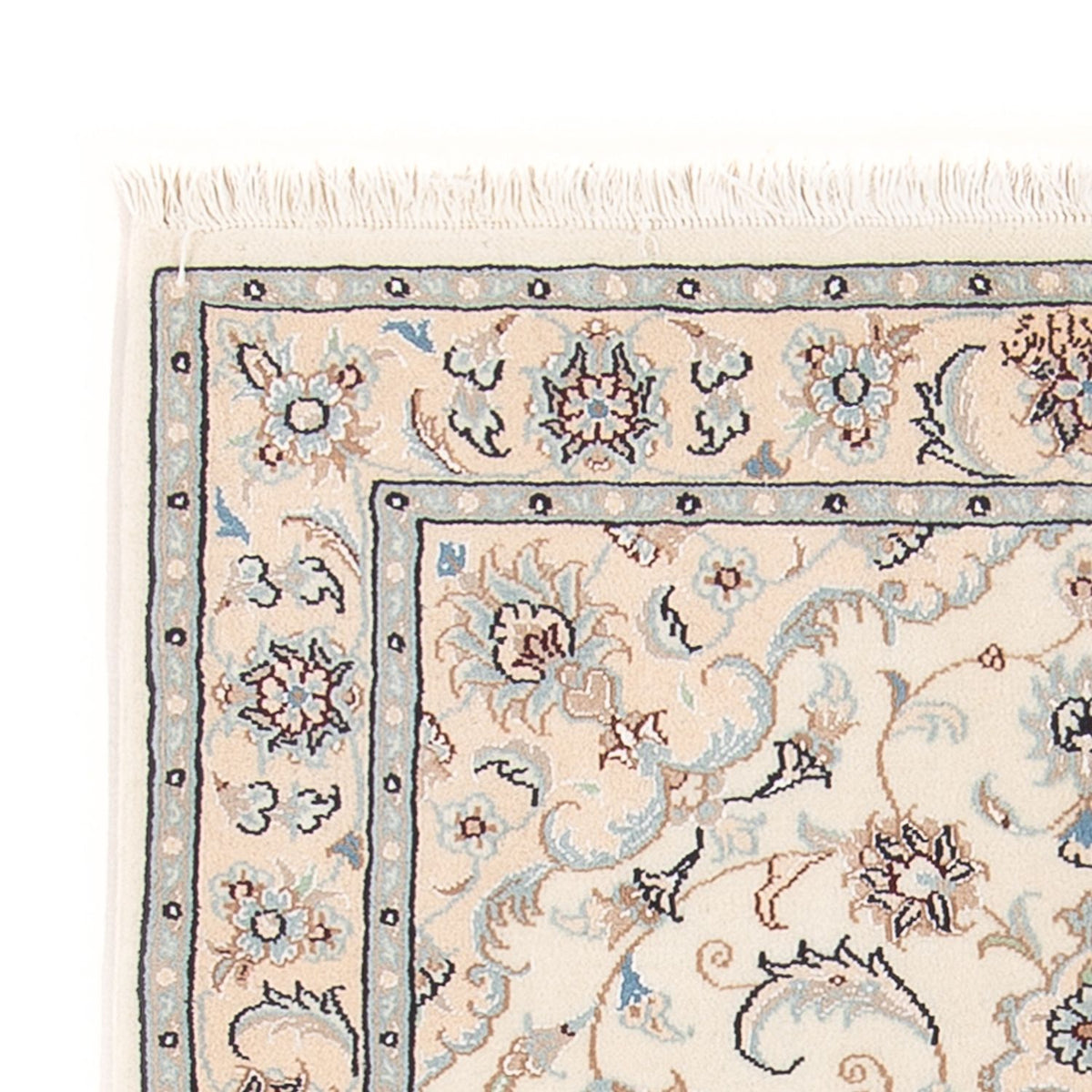 Persisk tæppe - Nain - Premium - 117 x 80 cm - creme