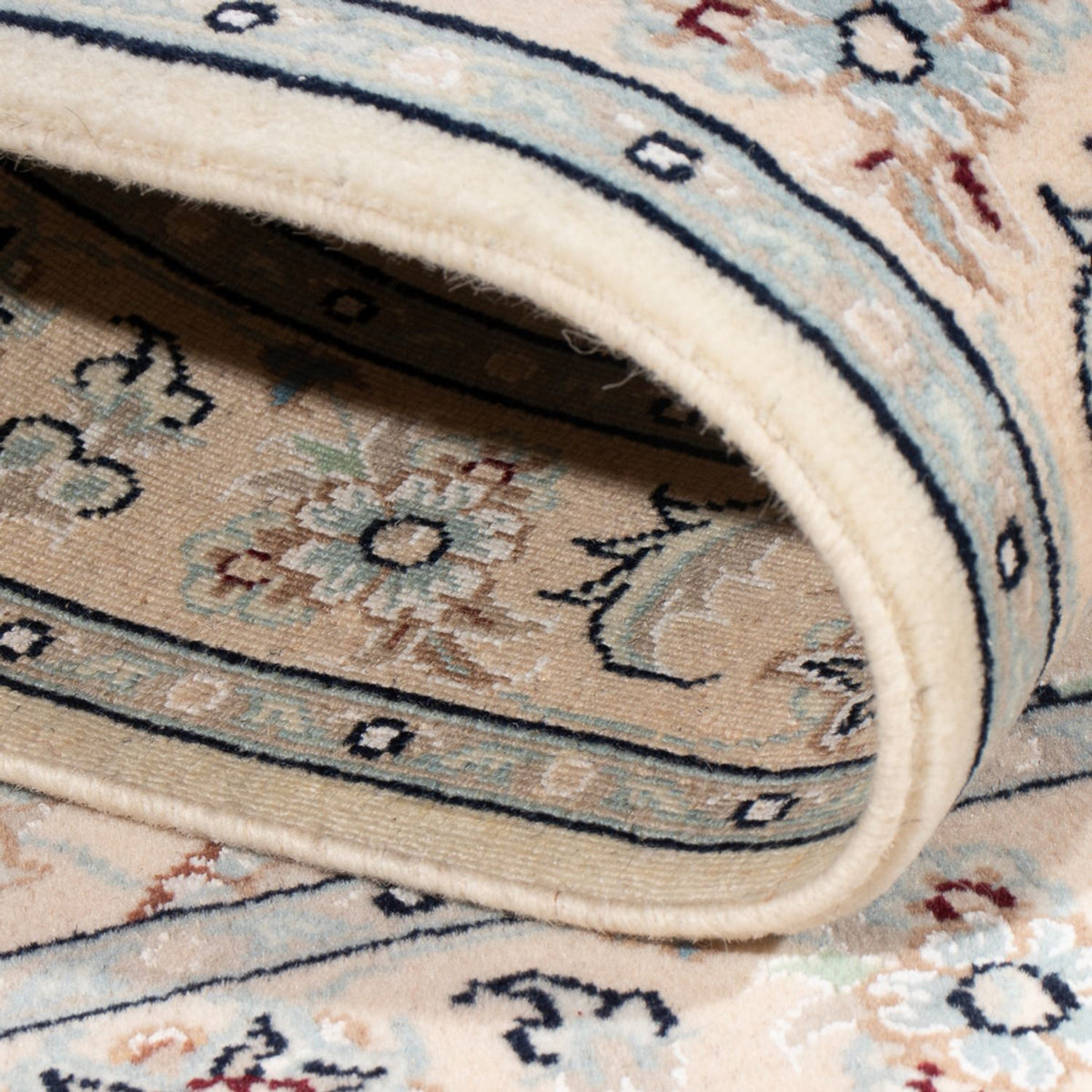 Persisk tæppe - Nain - Premium - 117 x 80 cm - creme