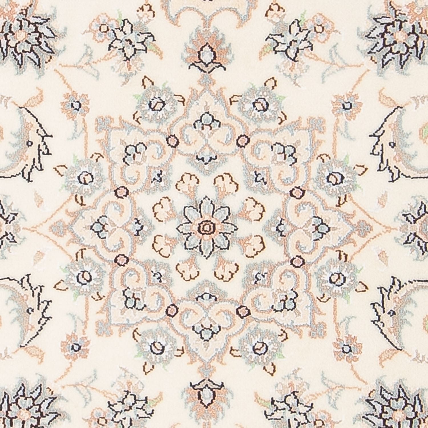 Persisk tæppe - Nain - Premium - 119 x 77 cm - creme
