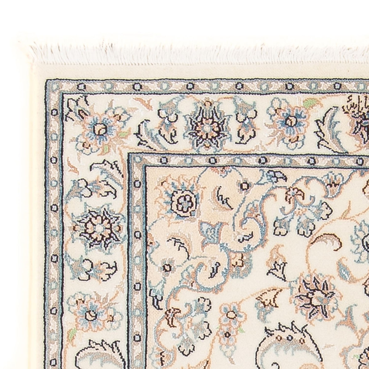 Persisk tæppe - Nain - Premium - 119 x 77 cm - creme