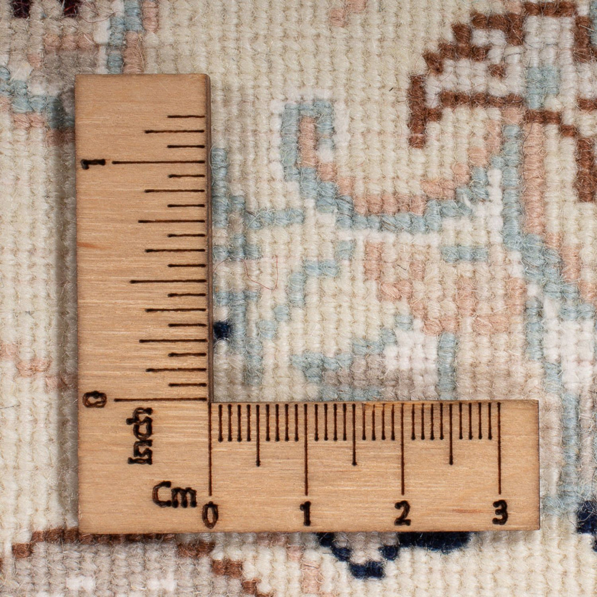 Persisk tæppe - Nain - Premium - 119 x 77 cm - creme