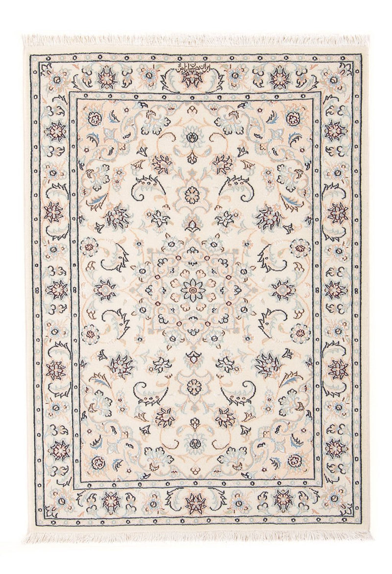Persisk tæppe - Nain - Premium - 119 x 80 cm - creme