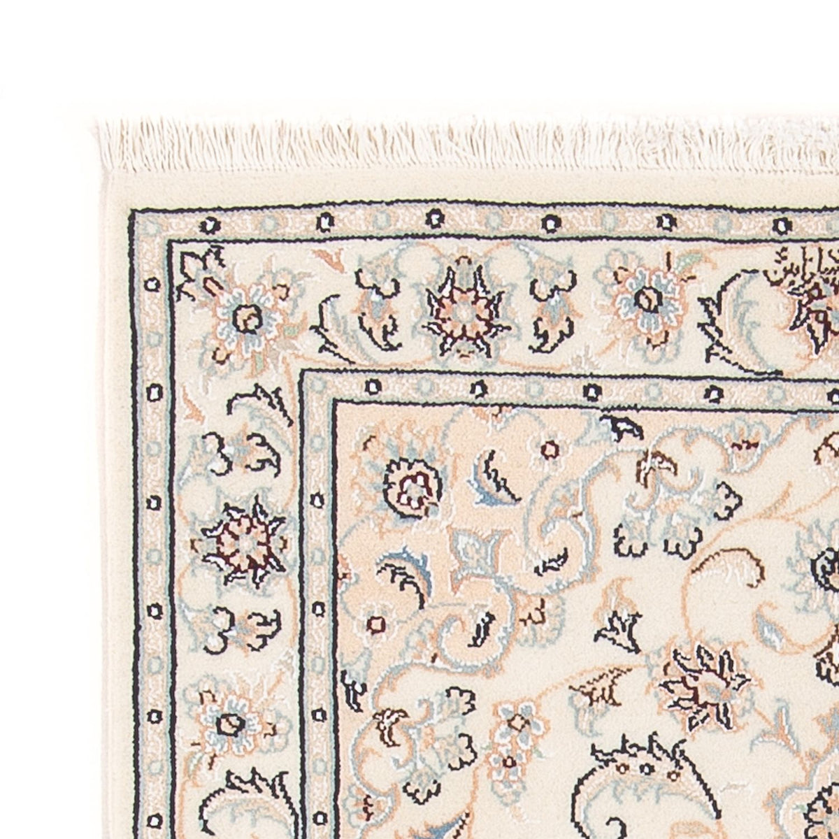 Persisk tæppe - Nain - Premium - 119 x 80 cm - creme