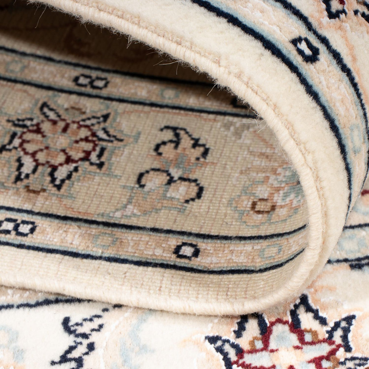 Persisk tæppe - Nain - Premium - 119 x 80 cm - creme