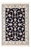 Persisk tæppe - Nain - Premium - 125 x 80 cm - mørkeblå
