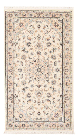 Persisk tæppe - Nain - Premium - 134 x 76 cm - creme