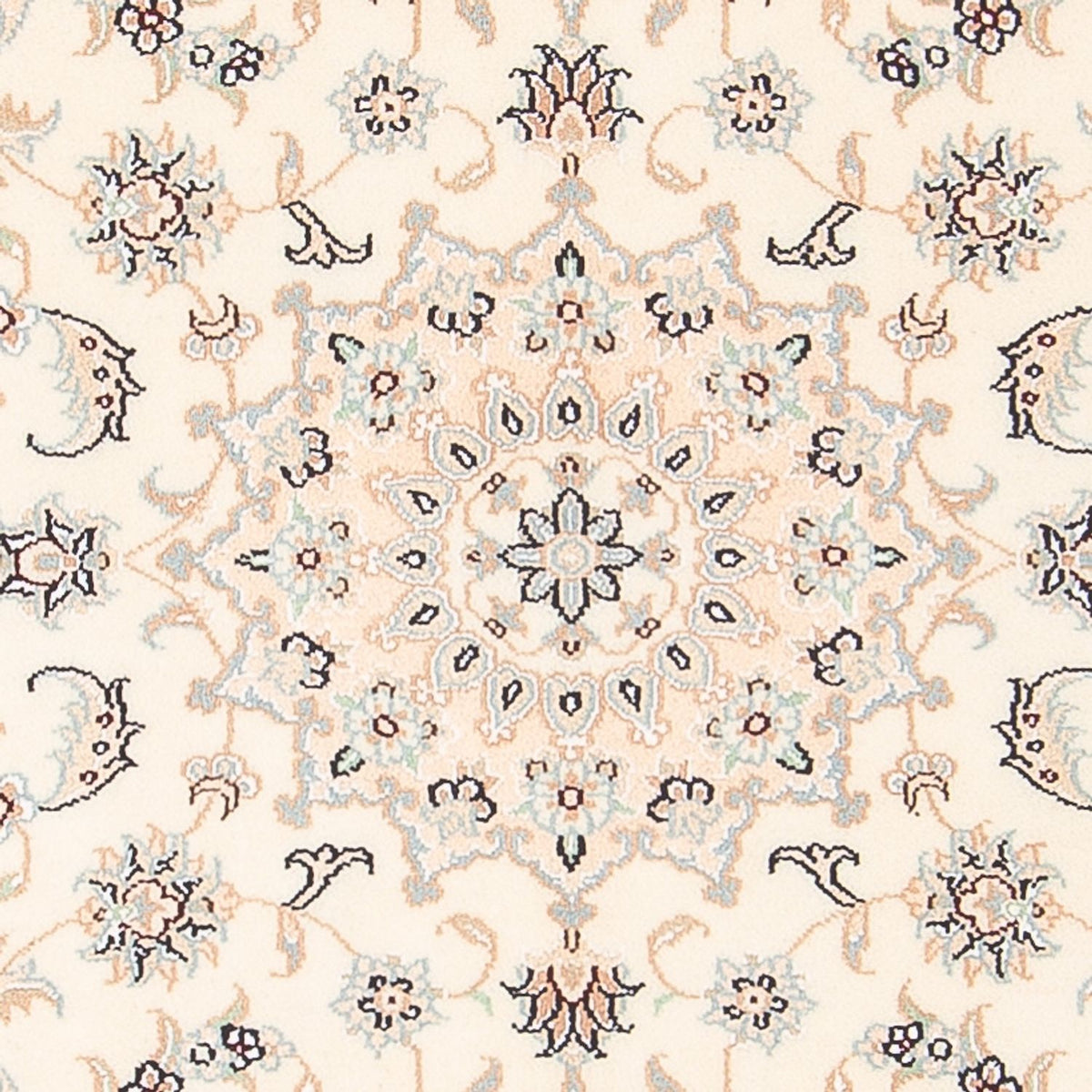 Persisk tæppe - Nain - Premium - 134 x 76 cm - creme