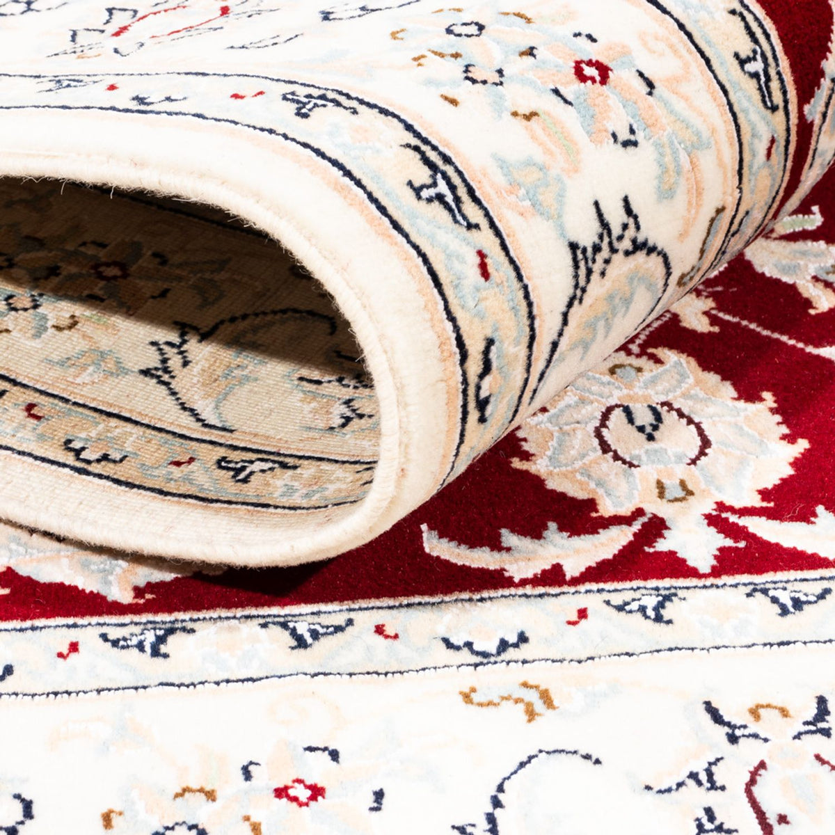 Persisk tæppe - Nain - Premium - 160 x 108 cm - rød