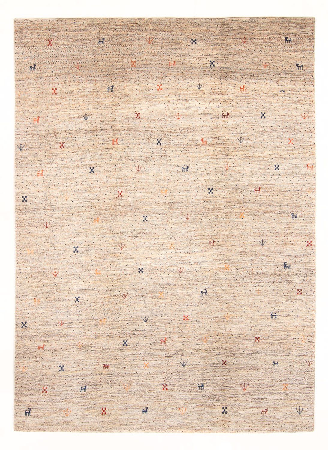 Gabbeh-tæppe - Persisk - 298 x 204 cm - natur