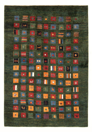 Gabbeh-tæppe - Persisk - 234 x 164 cm - flerfarvet