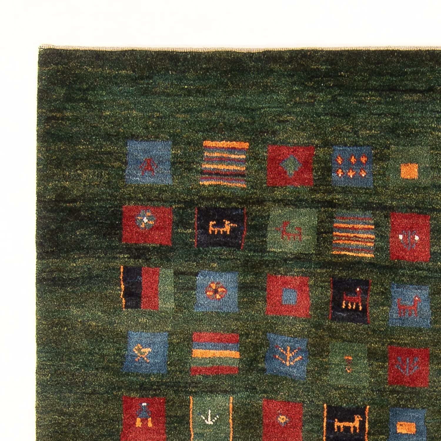 Gabbeh-tæppe - Persisk - 234 x 164 cm - flerfarvet