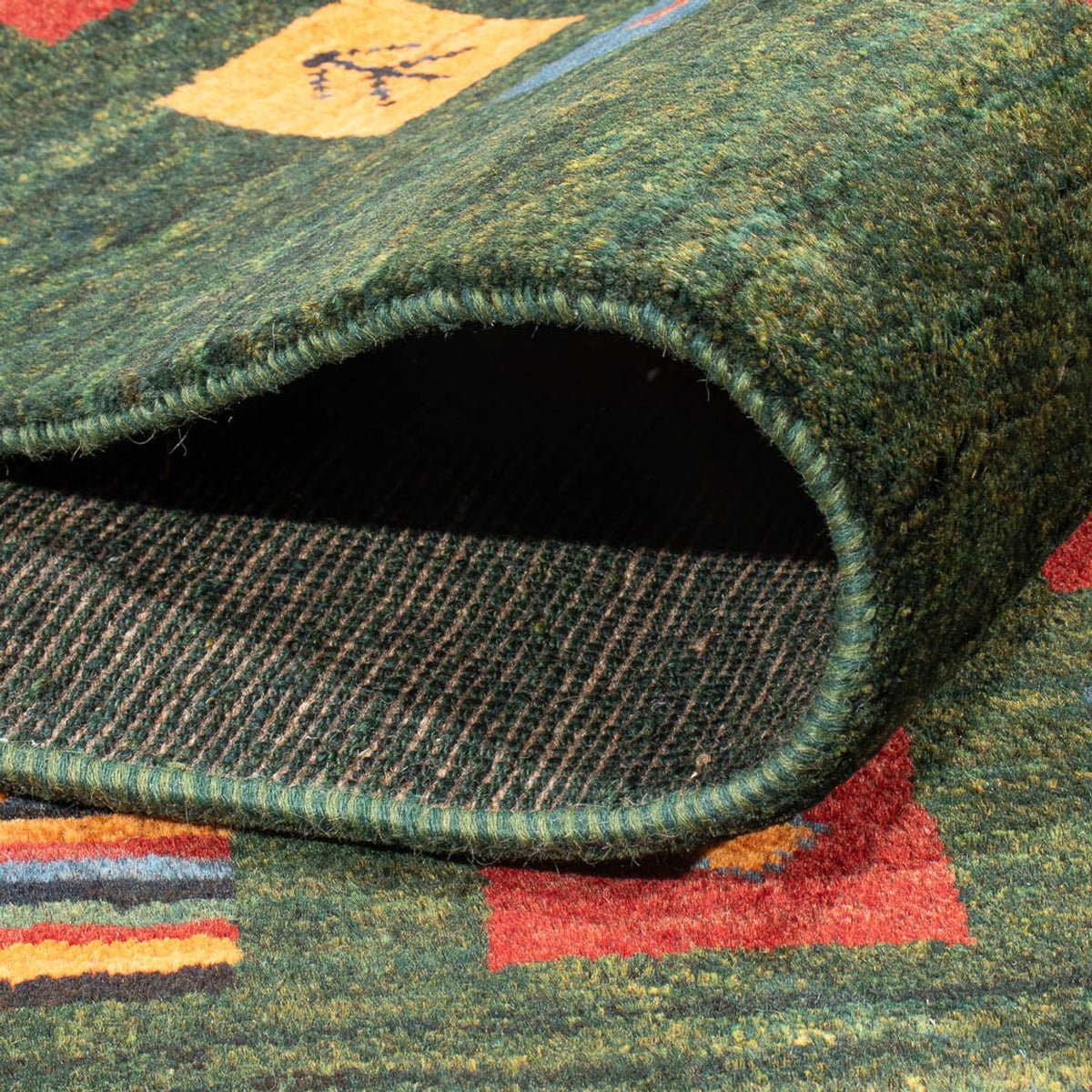 Gabbeh-tæppe - Persisk - 234 x 164 cm - flerfarvet