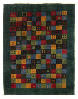 Gabbeh-tæppe - Persisk - 234 x 174 cm - flerfarvet