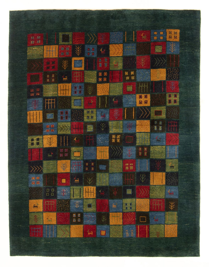 Gabbeh-tæppe - Persisk - 234 x 174 cm - flerfarvet