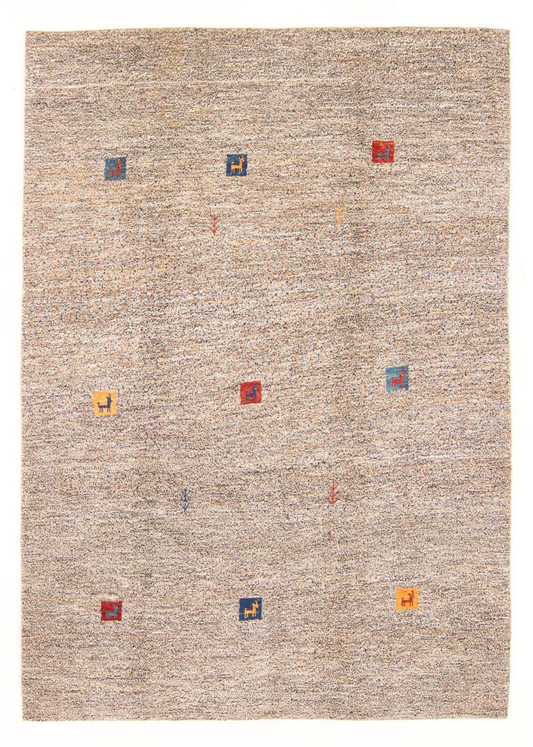 Gabbeh-tæppe - Persisk - 243 x 178 cm - natur