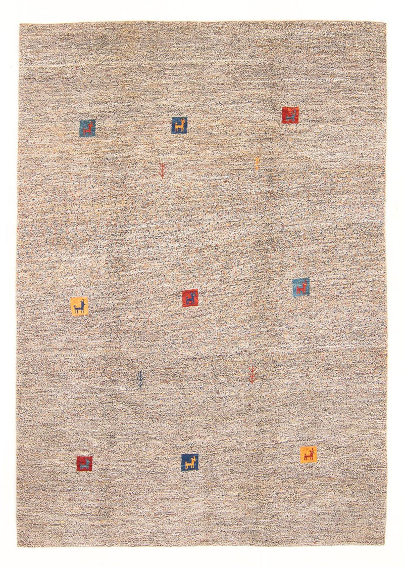 Gabbeh-tæppe - Persisk - 243 x 178 cm - natur