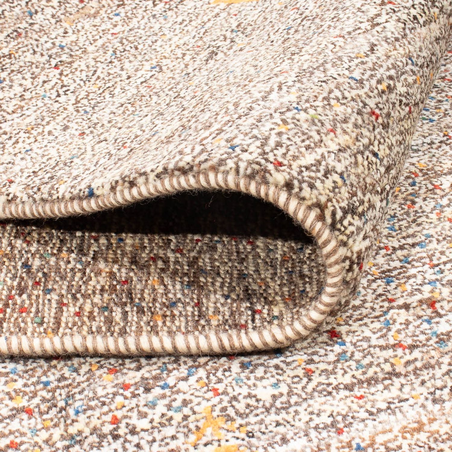 Gabbeh-tæppe - Persisk - 243 x 178 cm - natur