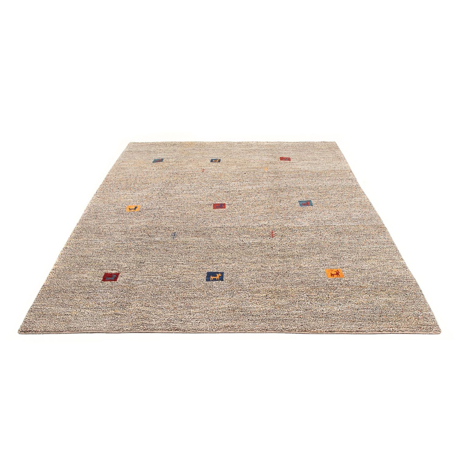 Gabbeh-tæppe - Persisk - 243 x 178 cm - natur