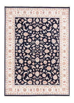 Persisk tæppe - Tabriz - 200 x 149 cm - mørkeblå