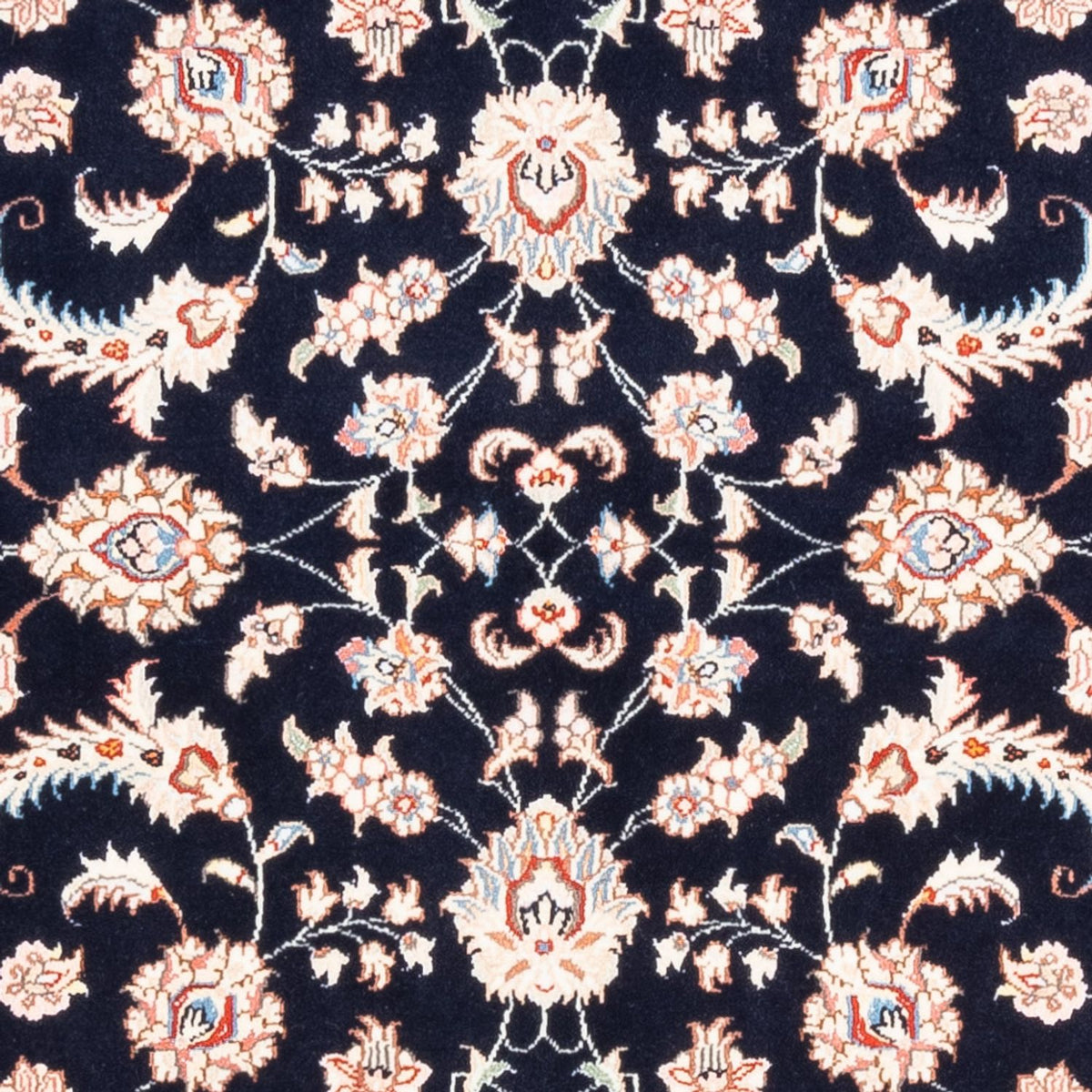 Persisk tæppe - Tabriz - 200 x 149 cm - mørkeblå