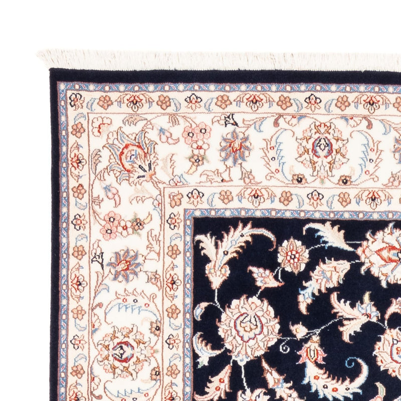 Persisk tæppe - Tabriz - 200 x 149 cm - mørkeblå