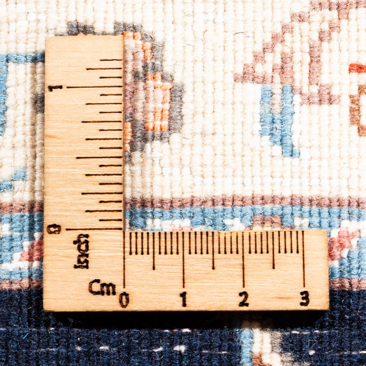 Persisk tæppe - Tabriz - 200 x 149 cm - mørkeblå