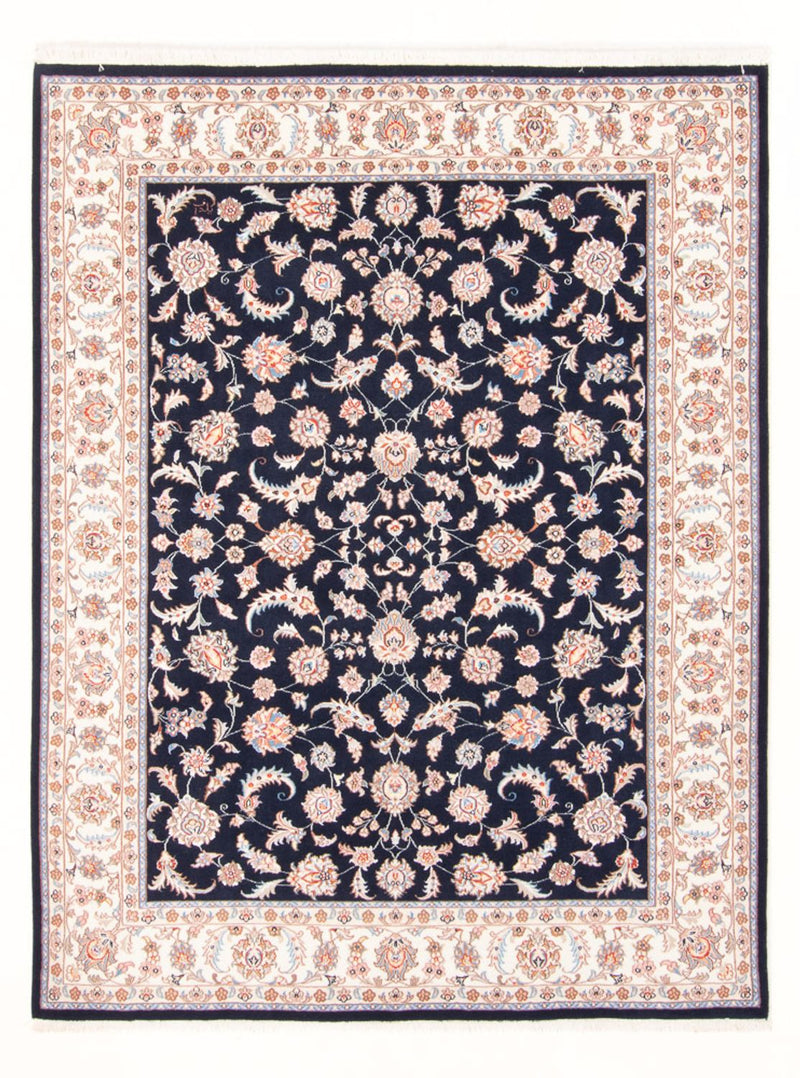 Persisk tæppe - Tabriz - Royal - 196 x 150 cm - mørkeblå