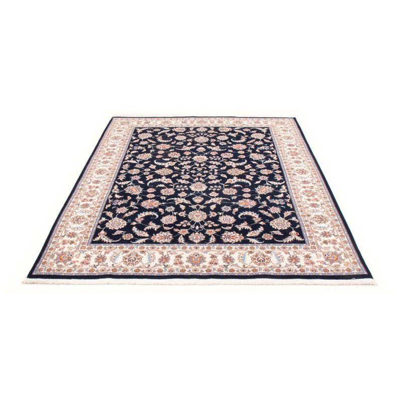 Persisk tæppe - Tabriz - Royal - 196 x 150 cm - mørkeblå