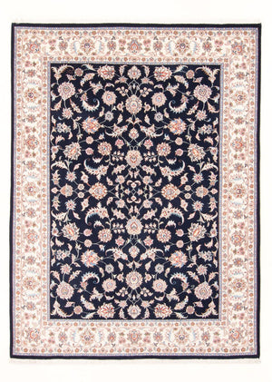 Persisk tæppe - Tabriz - Royal - 201 x 150 cm - mørkeblå