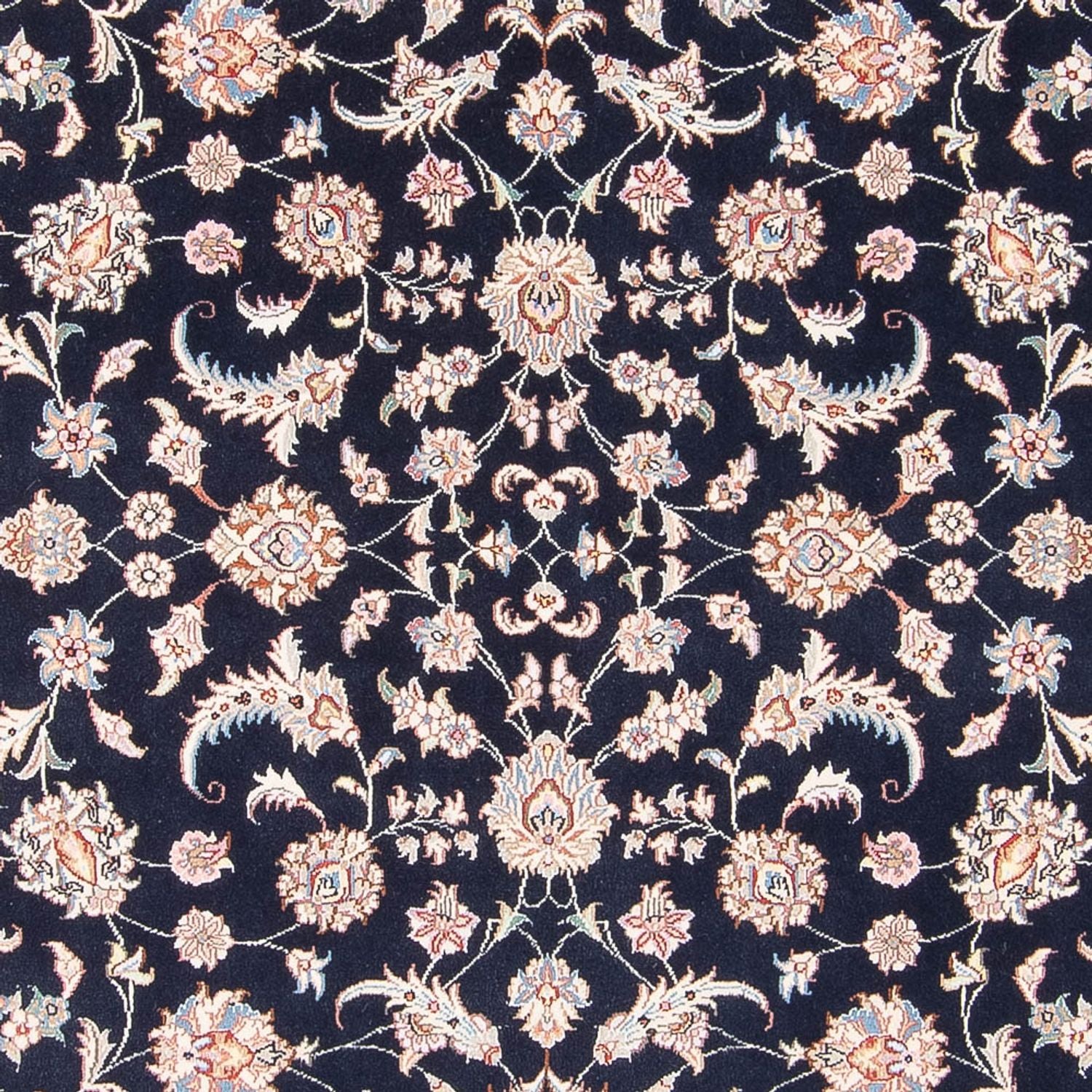 Persisk tæppe - Tabriz - Royal - 201 x 150 cm - mørkeblå