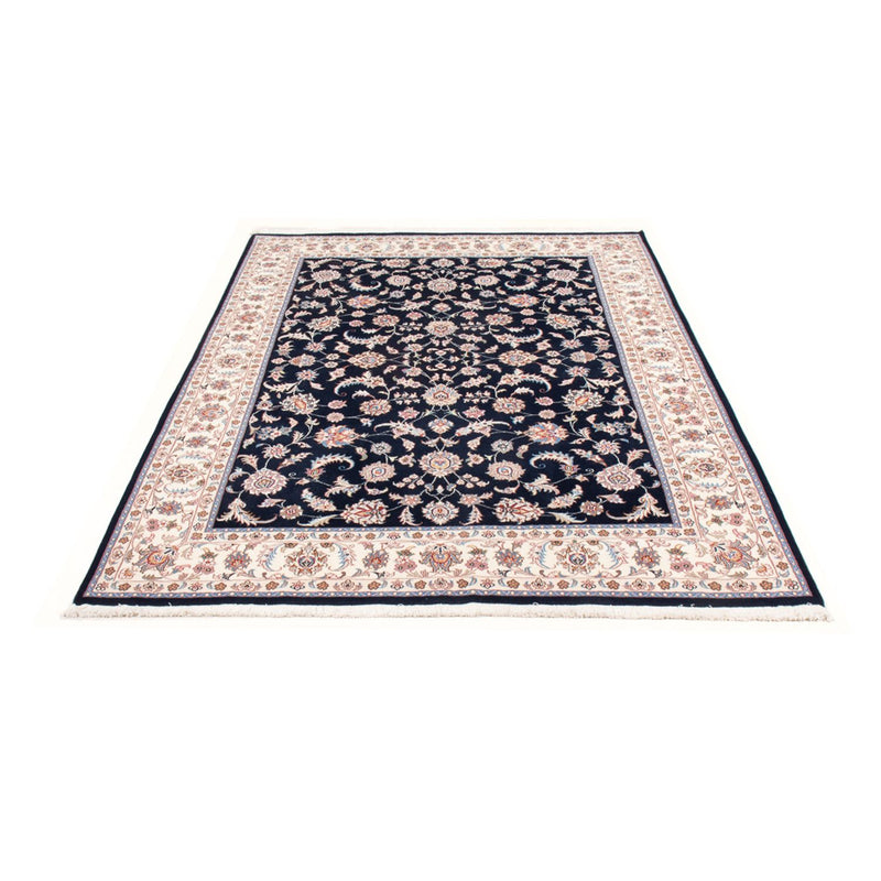 Persisk tæppe - Tabriz - Royal - 201 x 150 cm - mørkeblå