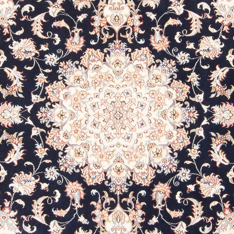 Persisk tæppe - Tabriz - Royal - 199 x 147 cm - mørkeblå