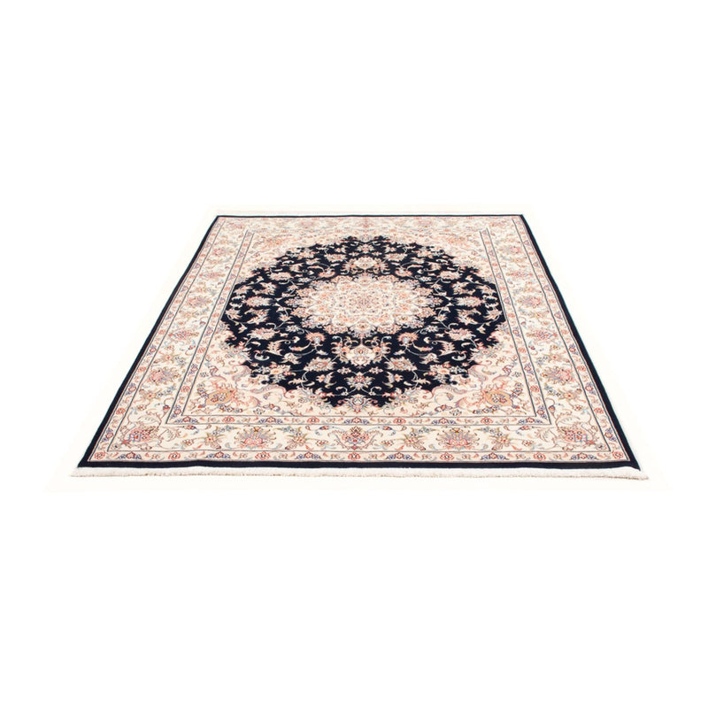 Persisk tæppe - Tabriz - Royal - 199 x 147 cm - mørkeblå