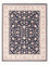 Persisk tæppe - Tabriz - Royal - 202 x 151 cm - mørkeblå
